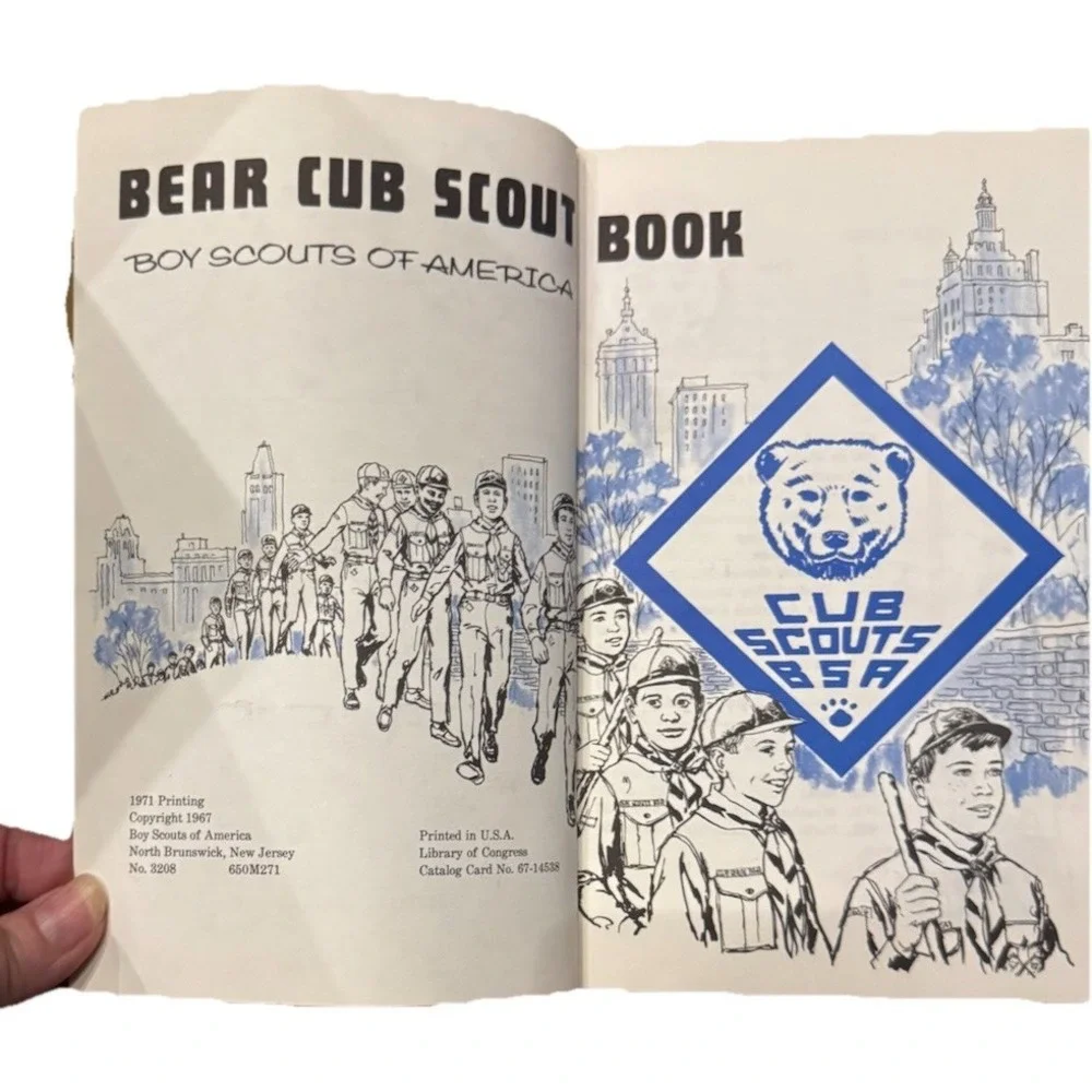 1967‎ Boy Scouts of America Bear Cub Scout Book BSA Used